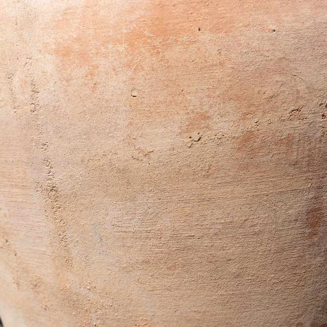 Aged Terracotta Egg Planter (D31cm x H27cm) Handmade Outdoor Plant Pot - image 3