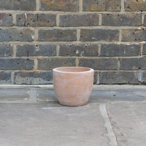 Antique Sand Handmade Egg Stone Planter (D20cm x H17cm) Terracotta Outdoor Plant Pot - image 2