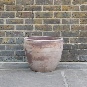 Antique Stone Handmade Egg Planter (D45cm x H36cm) Outdoor Plant Pot - image 2