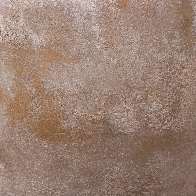 Antique Sand Handmade Lotus Stone Planter (D18cm x H18cm) Terracotta Outdoor Plant Pot - image 3