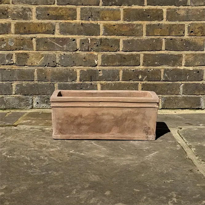 Antique Sand Trough Planter (Box size W43xH21.5xD17cm) Terracotta Outdoor Window Box - image 3