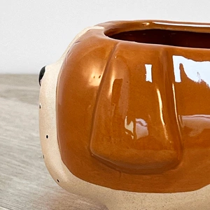 Brown Doggy Plant Pot (Opening space 16x17cm) - image 4