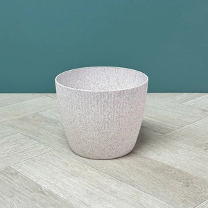 Copa Plastic Indoor Plant Pot Cover - White (Sizes 10-30.5cm)