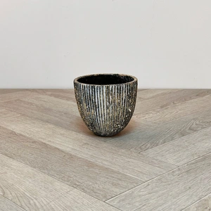 Cosmic Egg Pot Gold - Indoor Plant Pot