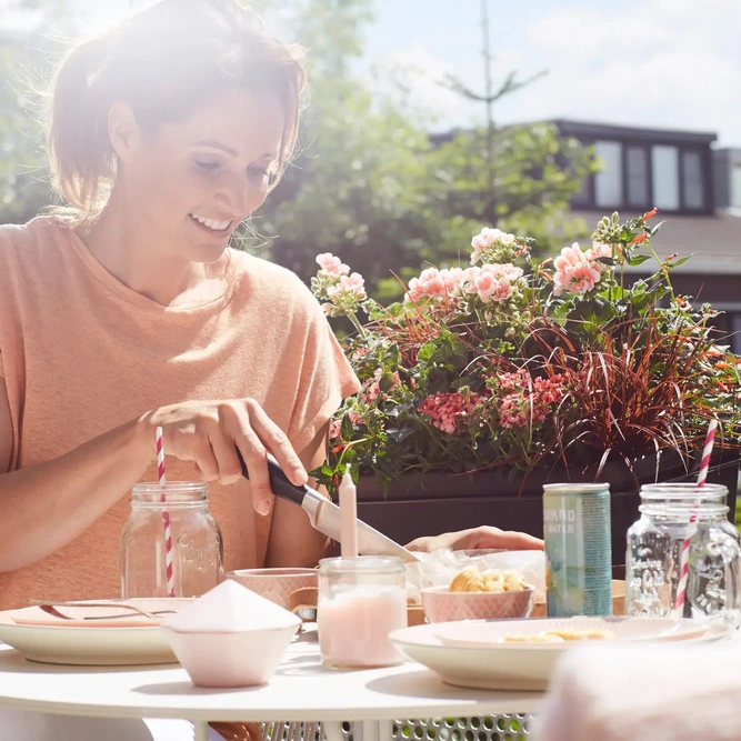 Elho Barcelona 50cm Allin Anthracite Trough Planter – Eco-Friendly Plastic Planter Set - image 3