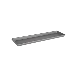 Elho Barcelona 60cm Extra Large Anthracite Trough Saucer – (W 60 x H 4 x D 21 cm) - image 1