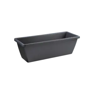 Elho Barcelona Anthracite Trough Planter – Eco-Friendly Plastic