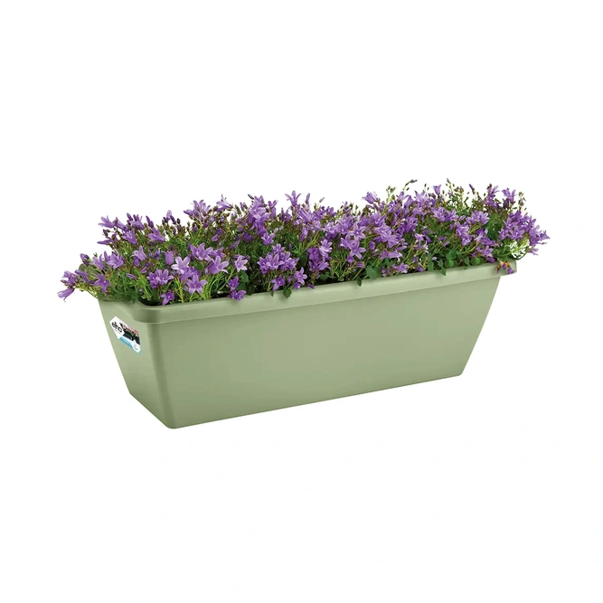 Elho Barcelona 40cm Green Trough Planter – Eco-Friendly Plastic - image 3