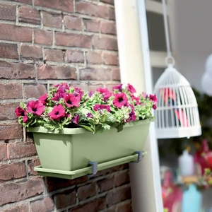 Elho Barcelona 40cm Green Trough Saucer – Eco-Friendly Plastic - image 2