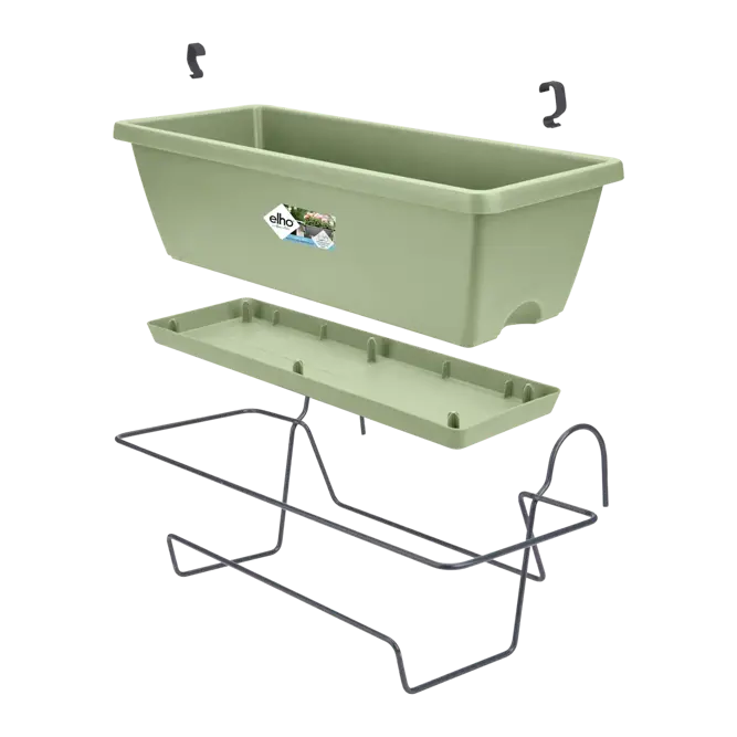 Elho Barcelona 40cm Green Trough Saucer – Eco-Friendly Plastic - image 5