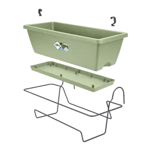 Elho Barcelona 40cm Green Trough Saucer – Eco-Friendly Plastic - image 5