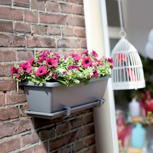 Elho Barcelona Wall Bracket - Planter Trough Wall Bracket - image 2