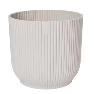 Elho Eco-Plastic White (Pot Size 30cm) Indoor Plant Pot Cover