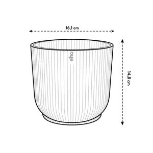 Elho Winery Collection Purple Round Planter 16cm - image 7