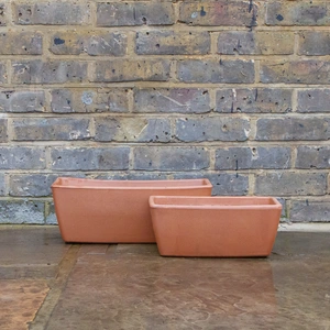 Garda Window Box Terracotta Trough Planter