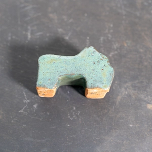 Glazed Terracotta Plant Pot Feet Celadon Green (Set of 3) Handmade Planter Feet - image 4