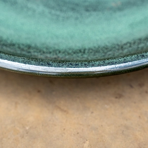 Glazed Terracotta Saucer Moss Green (D20cm) Handmade Plant Pot Saucer - image 4