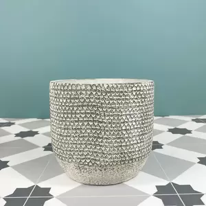 Jack Pot Green (Pot Size D12.5cm x H14cm) Indoor Plant Pot Cover - image 1