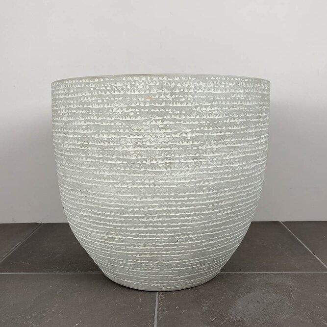 Katy Light Grey (D39x36cm) Indoor Plant Pot Cover - image 1