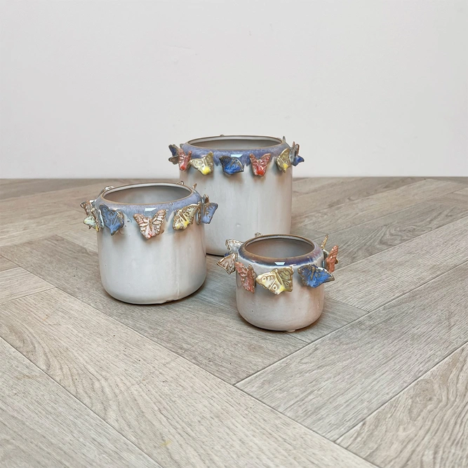 Lasse Butterfly Plant Pot Cover (D12cm) - image 4