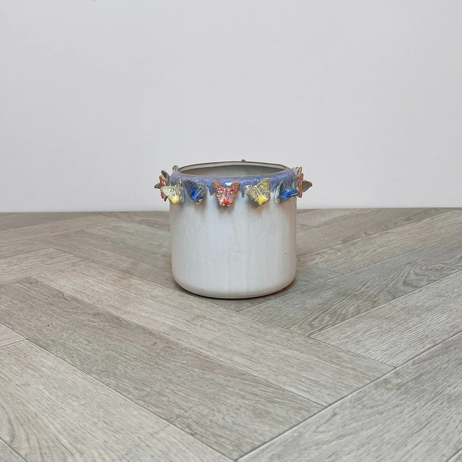 Lasse Butterfly Plant Pot Cover (D12cm) - image 1