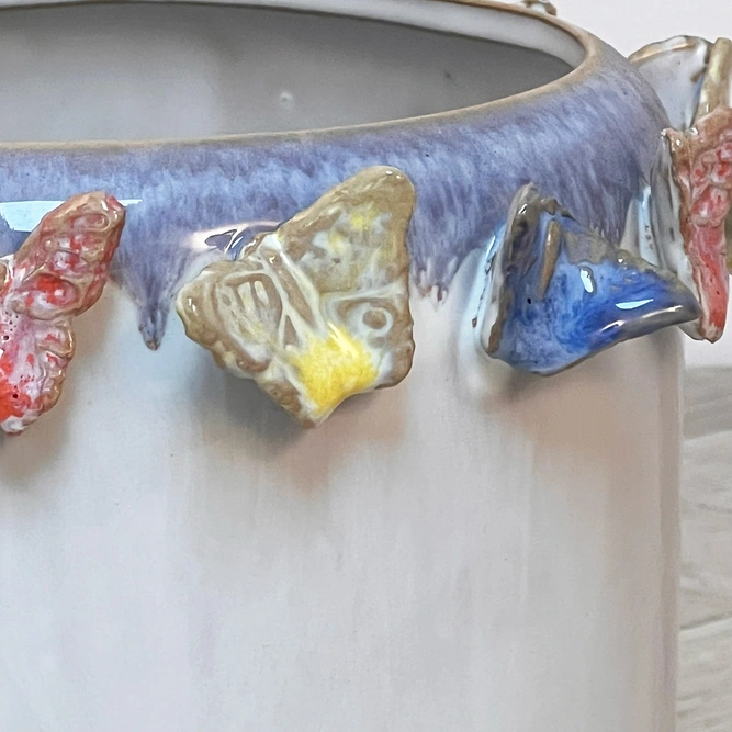 Lasse Butterfly Plant Pot Cover (D12cm) - image 3