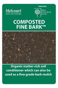 Melcourt Composted Fine Bark 50L – Premium Bark Mulch & Soil Conditioner