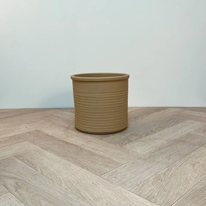 Momo Taupe Ceramic Plant Pot (D20cm) - image 1
