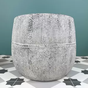 Olaf Pot Grey (Pot Size D20cm x H22.5cm) Indoor Plant Cover - image 1