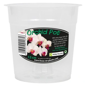 Orchid Pot from Recycled Plastic (Pot Sizes 9-21cm)