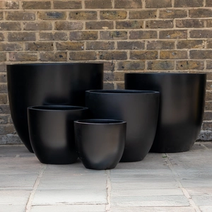 Polystone Egg Outdoor Pots
