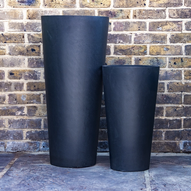 Polystone Round Vase Planter (D90cm) Tall Outdoor Plant Pot - image 1