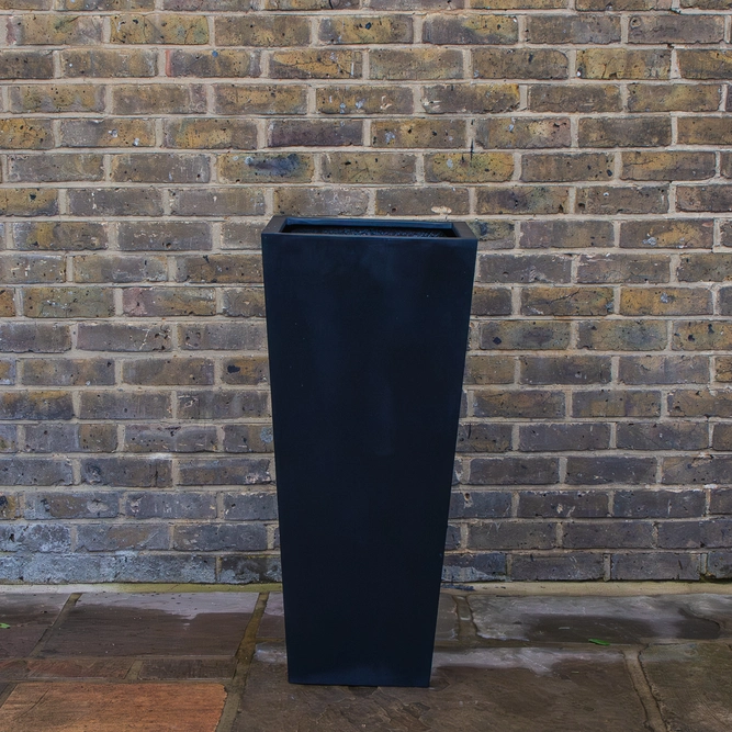 Polystone Tapered Square Planter H90cm x W40cm Outdoor Plant Pot - image 2