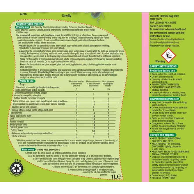 Provanto Ultimate Bug Killer RTU 1L - image 2