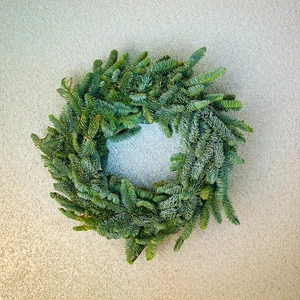 Real Pine Christmas Wreath (30cm)