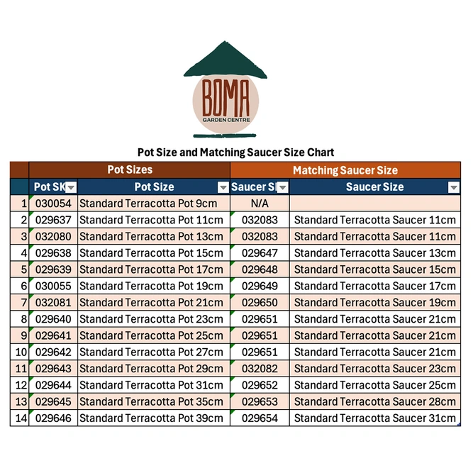 Standard Terracotta Pot Size 9cm Garden Planter - image 6