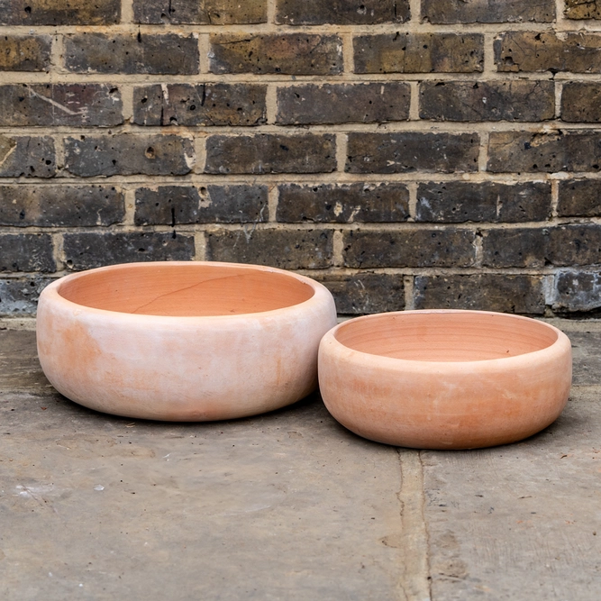 Terracotta Bowl Planter Posada (D34x47cm) Handmade Outdoor Plant Pot - image 1