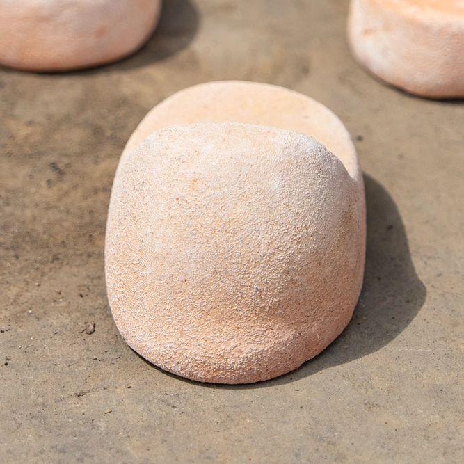 Terracotta Plant Pot Foot - Mancini (L10xW6xH5cm) Handmade Planter Feet - image 3