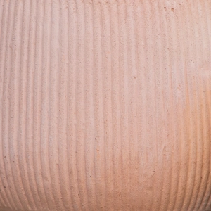 Whitewash Terracotta Cauldron Rib Planter (D30cm x H24cm) Handmade Outdoor Plant Pot - image 3