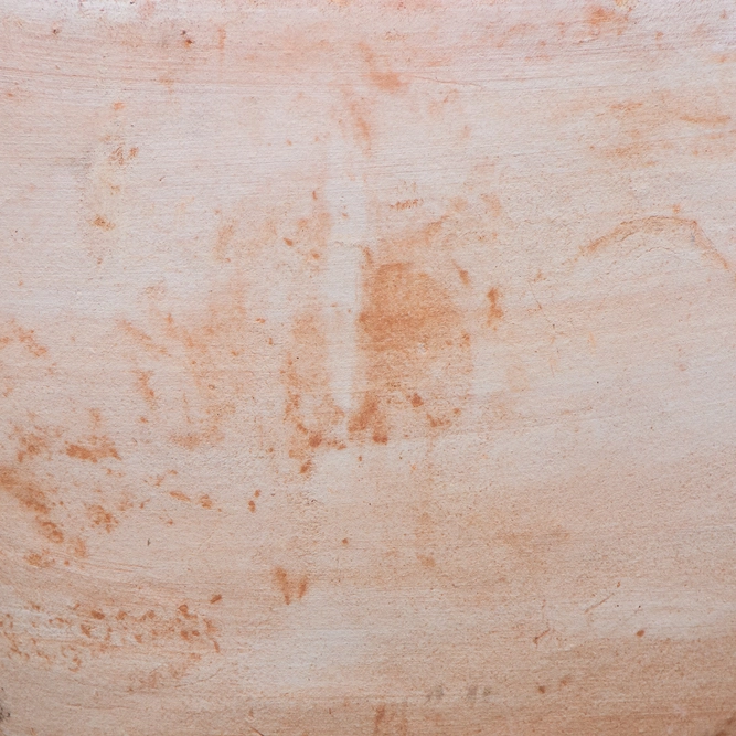 Whitewash Terracotta Egg Planter (D25cm x H22cm) Handmade Outdoor Plant Pot - image 3