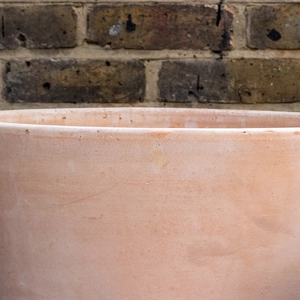Whitewash Terracotta Planter (D32cm x H27cm) Handmade Outdoor Plant Pot - image 3