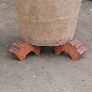 Whitewash Terracotta Plant Pot Feet (Set of 3) Handmade Planter Feet - image 3