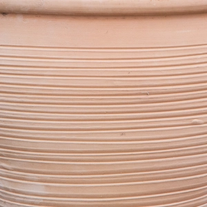 Whitewash Terracotta Stan A2 Planter (D18cmxH17cm) Handmade Outdoor Plant Pot - image 3